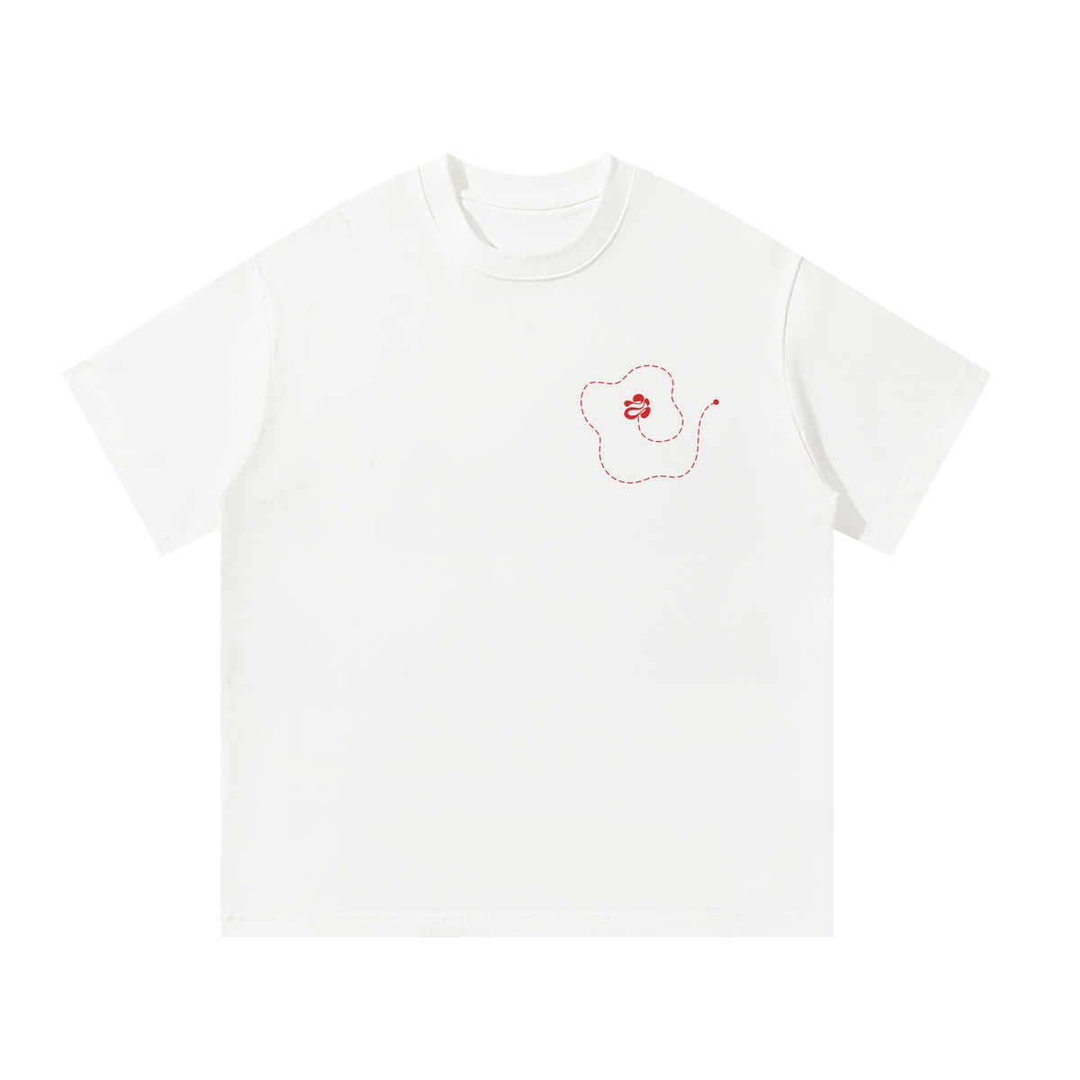 White Oversized Return to Rugby Club T-Shirt
