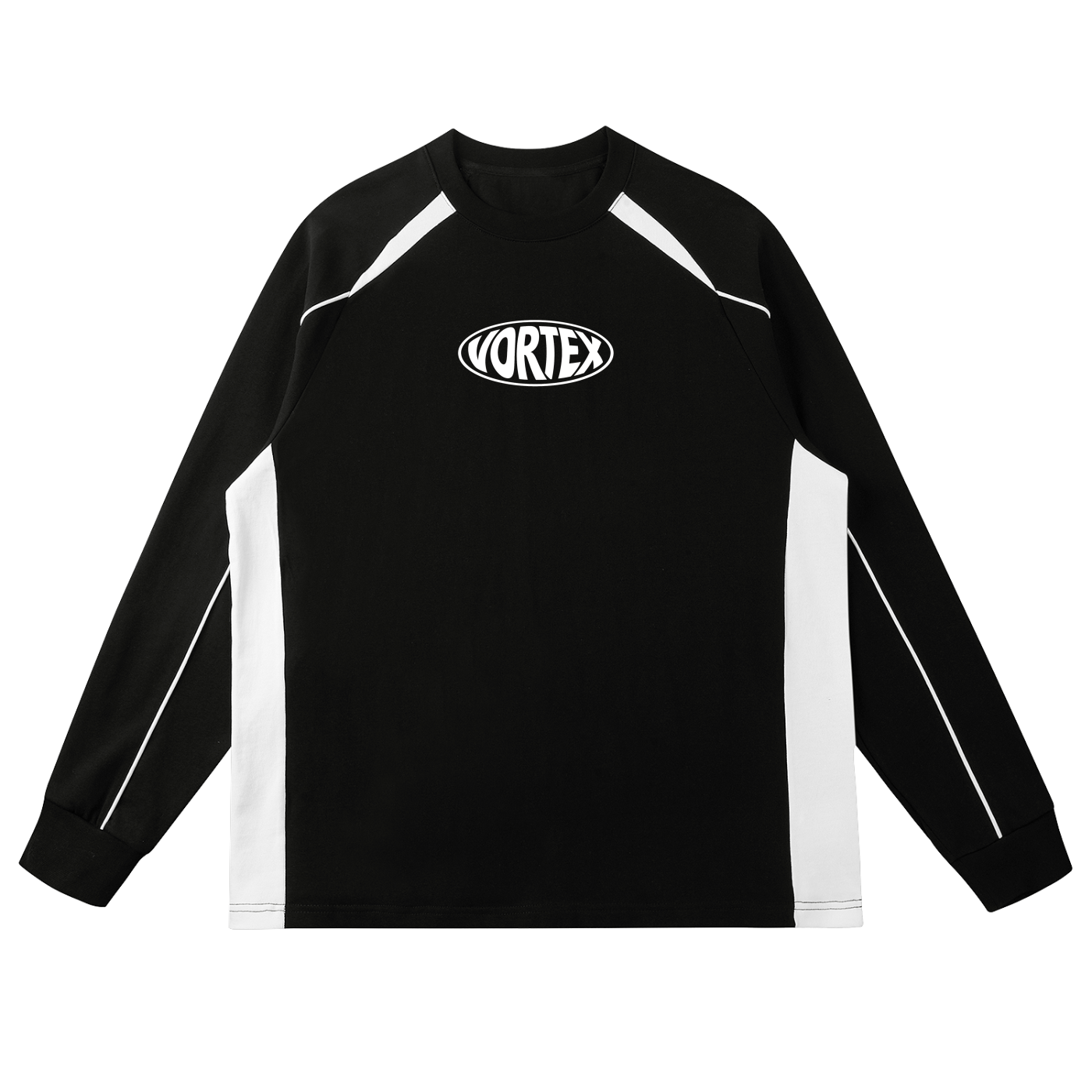Vortex heavyweight cotton rugby warm-up jumper black