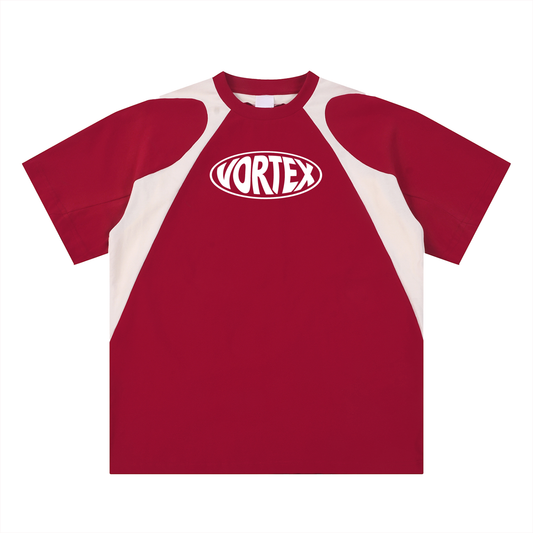 Contrast Raglan Rugby T-Shirt Athletic Fit