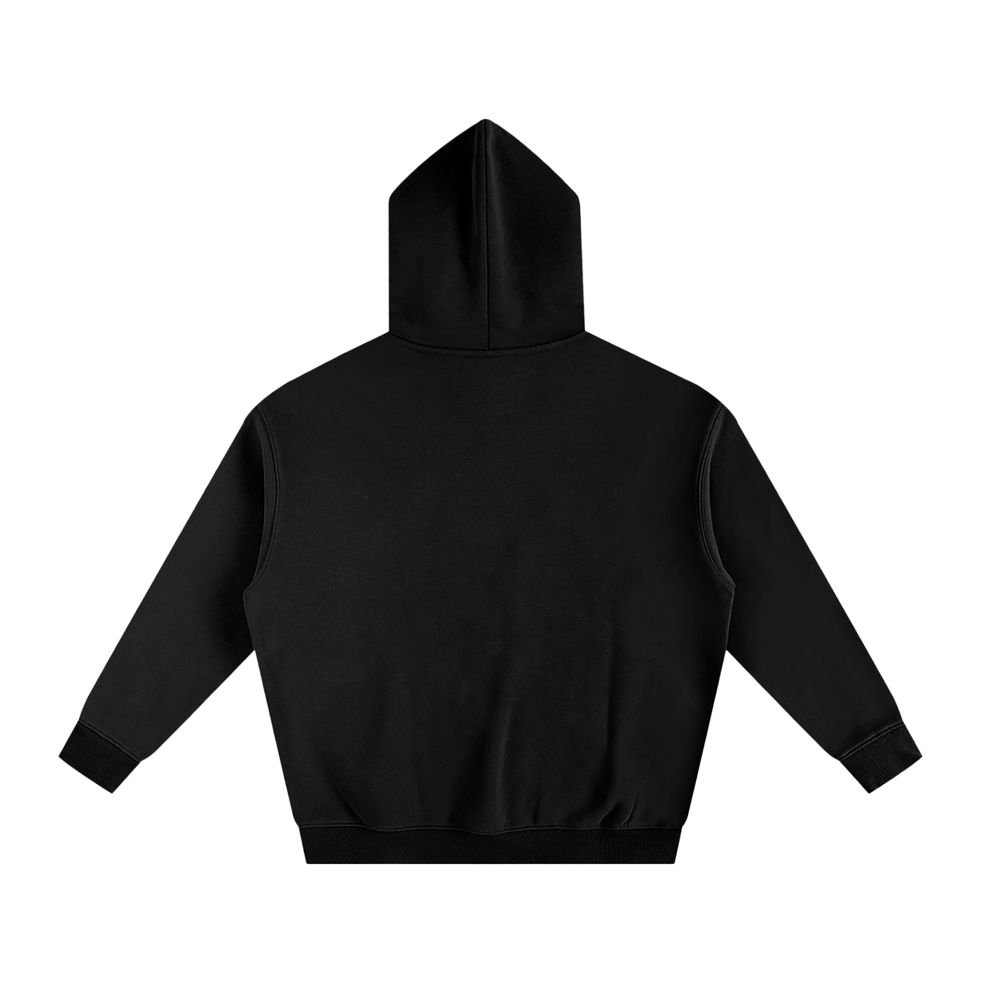 Heavyweight Cotton Fleece Rugby Hoodie  Relaxed Athletic Fit
