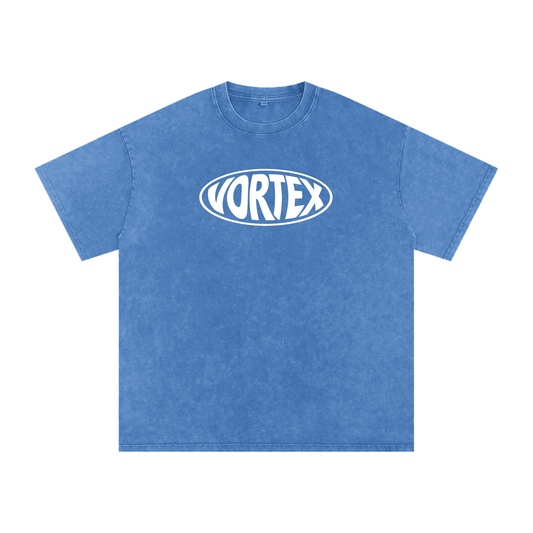 Vortex heavyweight cotton rugby t-shirt blue
